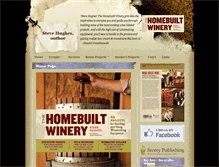 Tablet Screenshot of homebuiltwinery.com